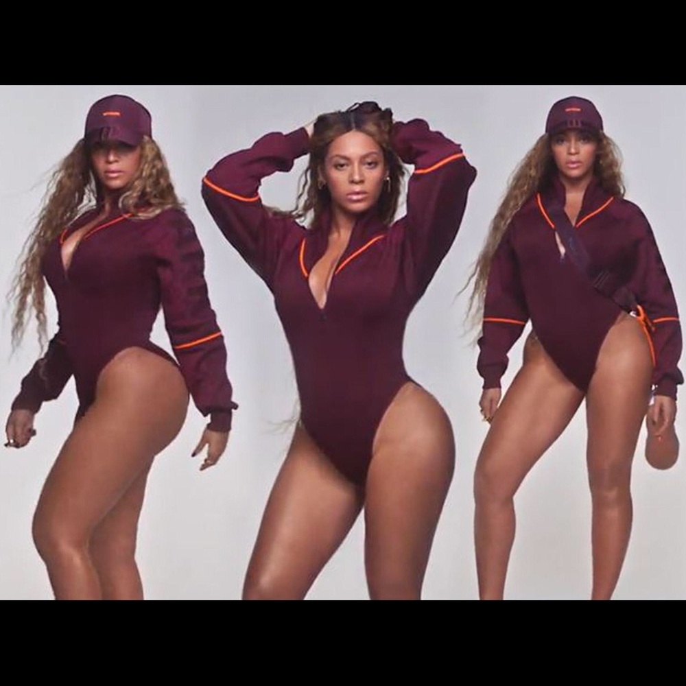 IVY PARK X ADIDAS MAROON BODYSUIT